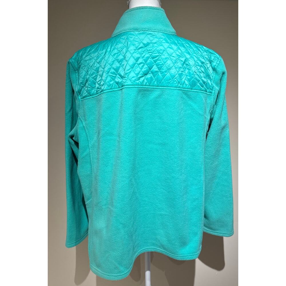 Talbots Zip Jacket‎ Green Size 2X - Picture 2 of 4